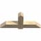 Ekena Millwork Eugene Rough Sawn Timber Gable Bracket, Douglas Fir, 48"W x 20"H x 6"D x 6"F, 10/12 Pitch GBW048X20X0606EUG00RDF - alternate 2